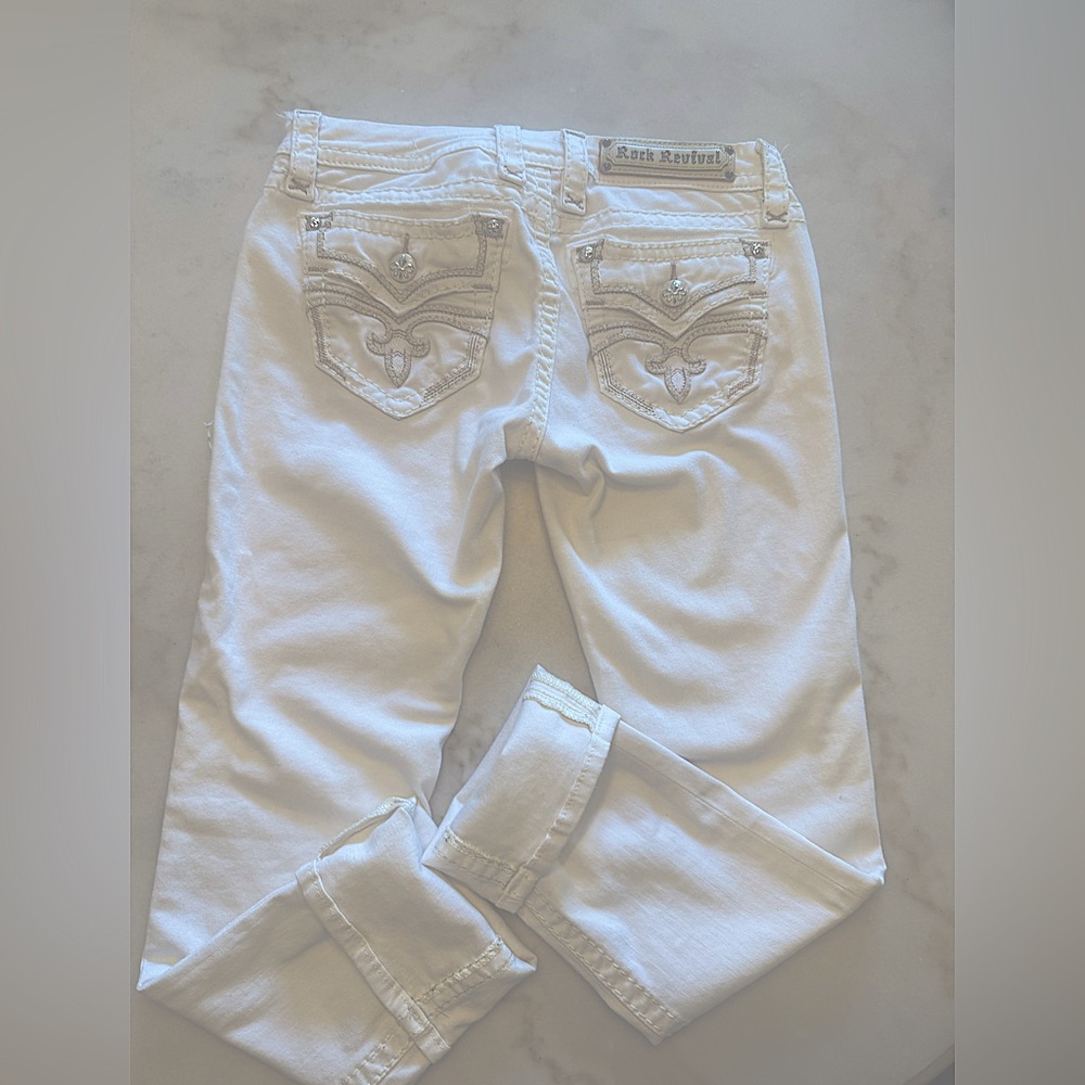 Rock Revival Crop Jeans Size